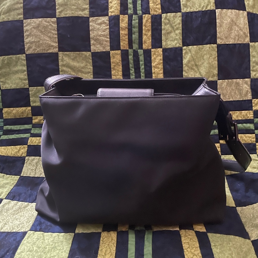 COA Coach Black Mercer Nylon Vintage Shoulder Bag 7412